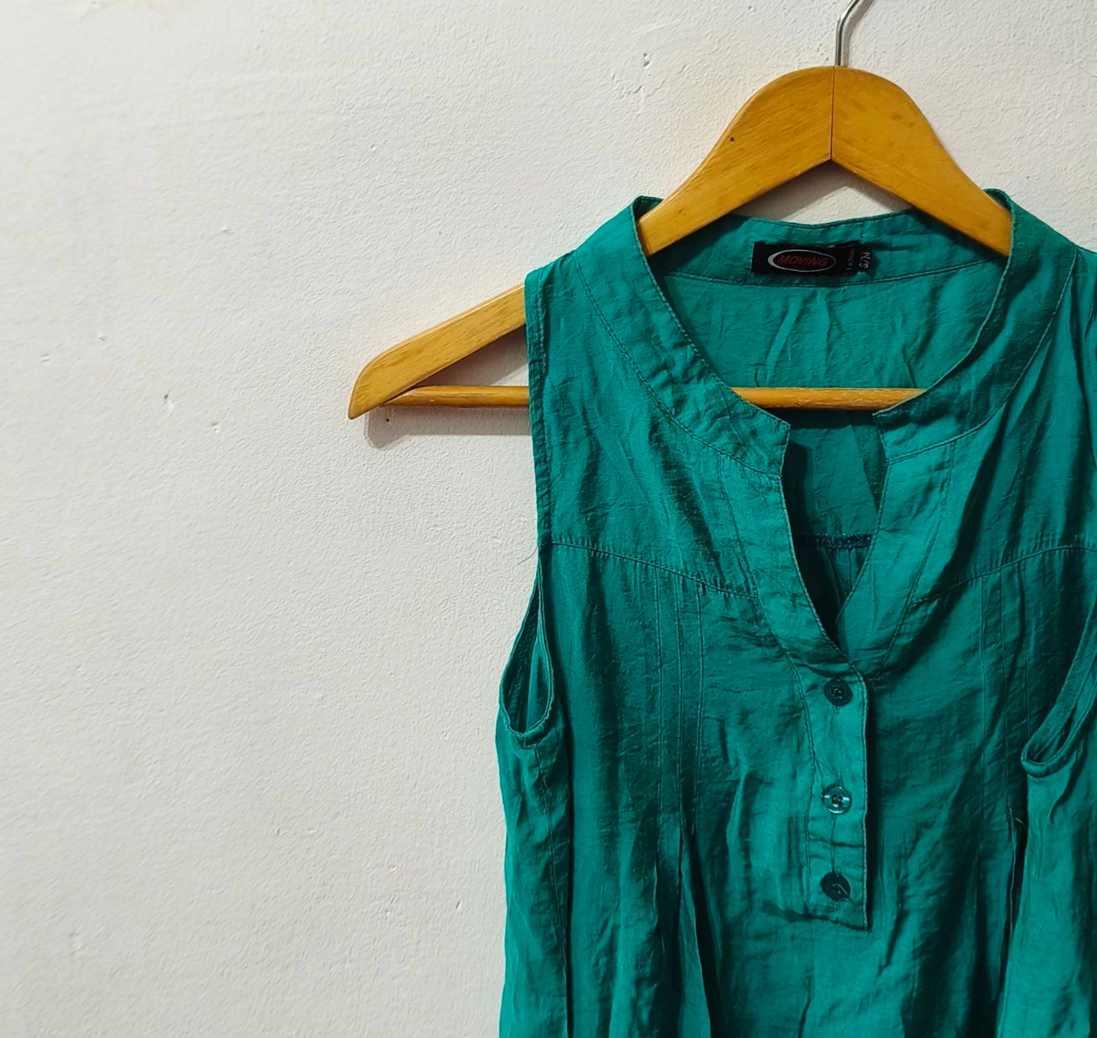 Turquoise zomerjurk Moving dames Maat S-M – photo 4